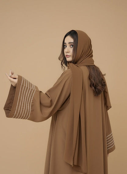 Hizzah abaya in camel