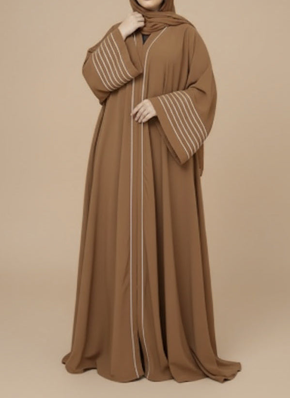 Hizzah abaya in camel